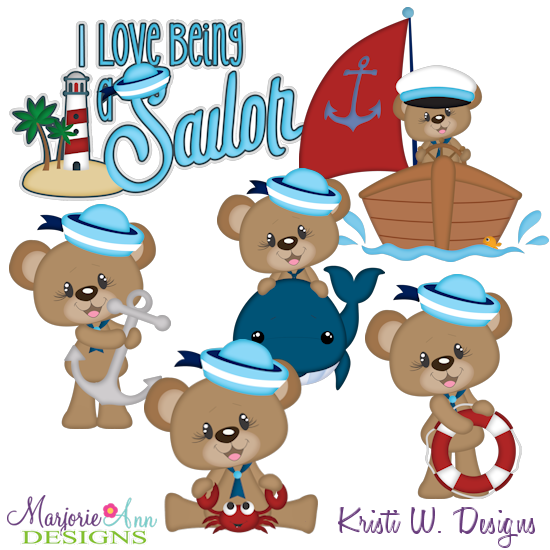 Bently Big Sea Adventure SVG Cutting Files Includes Clipart - Click Image to Close